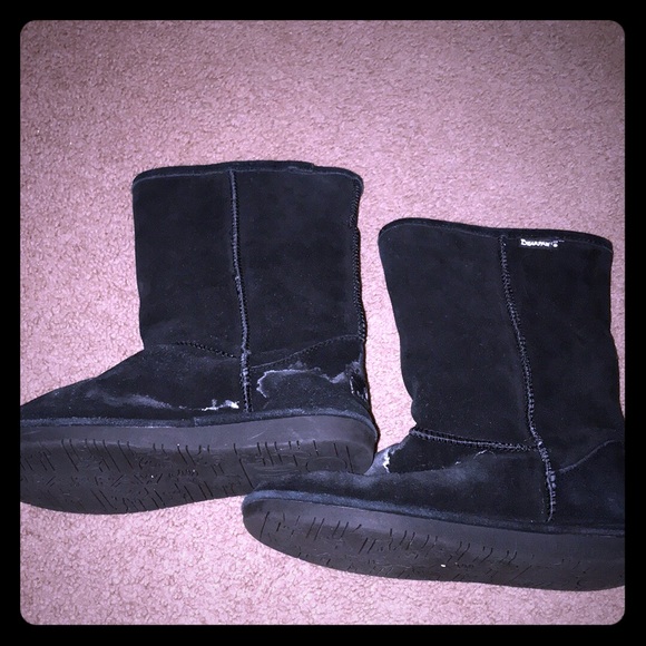 Black bear paw winter boots - Picture 1 of 5